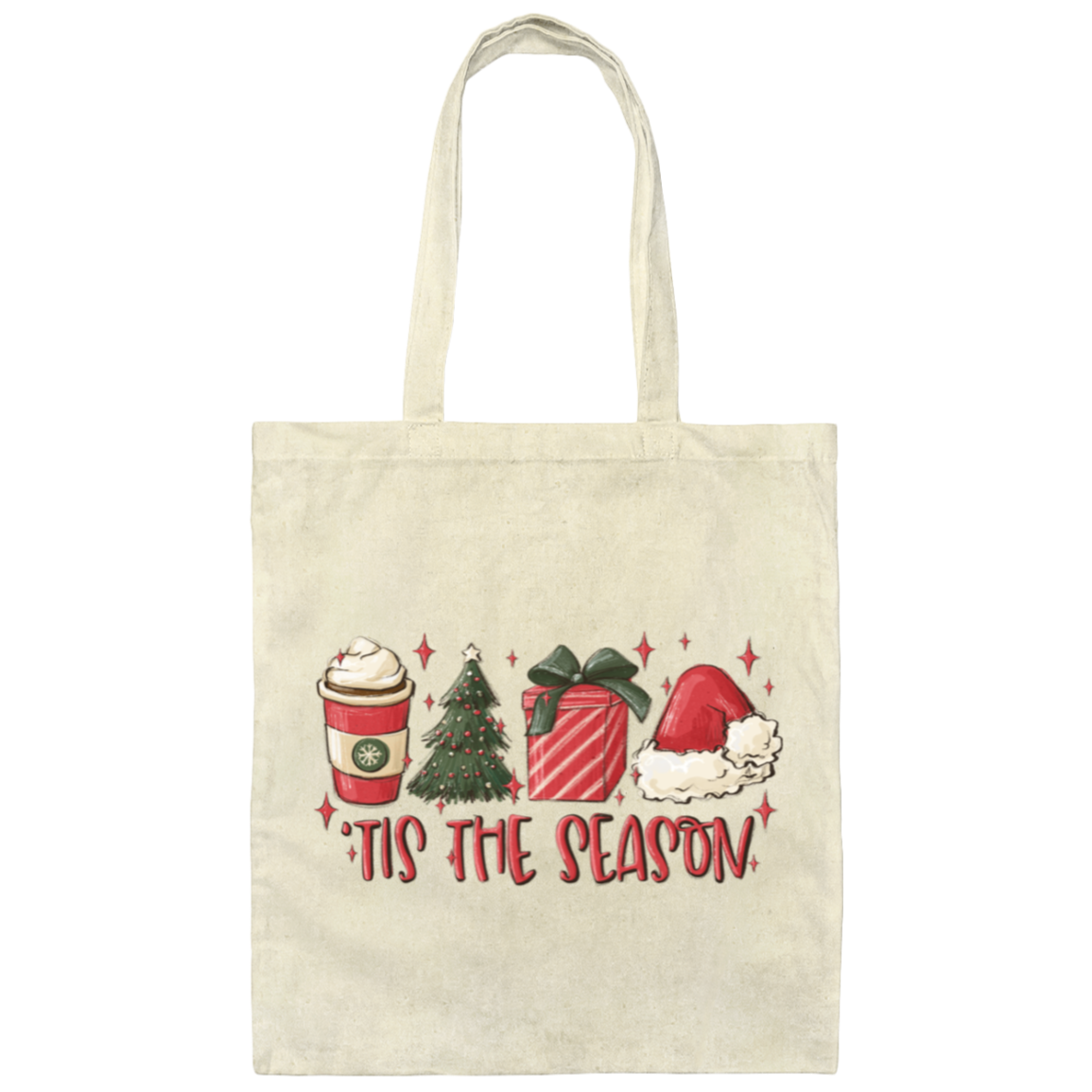 Tis the Season Canvas Tote Bag