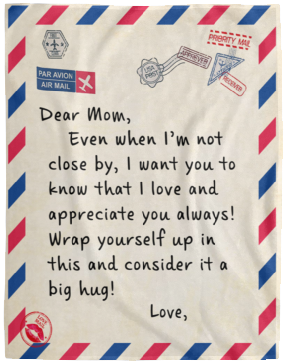 Mom Postage Blanket