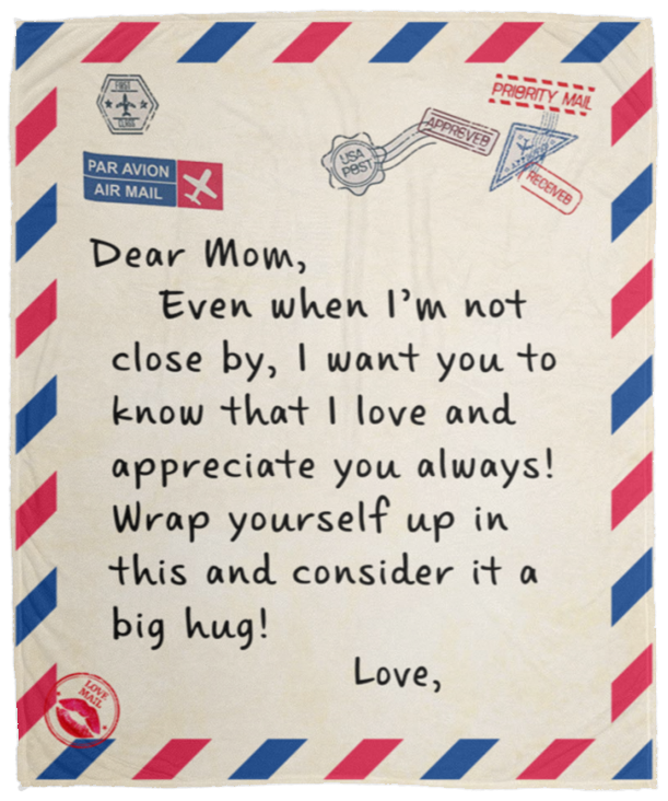 Mom Postage Blanket