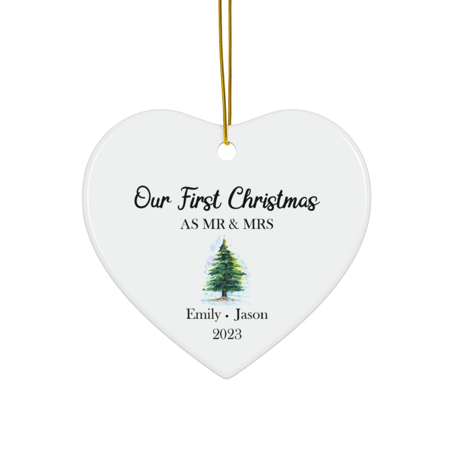 First Year Married Ornament