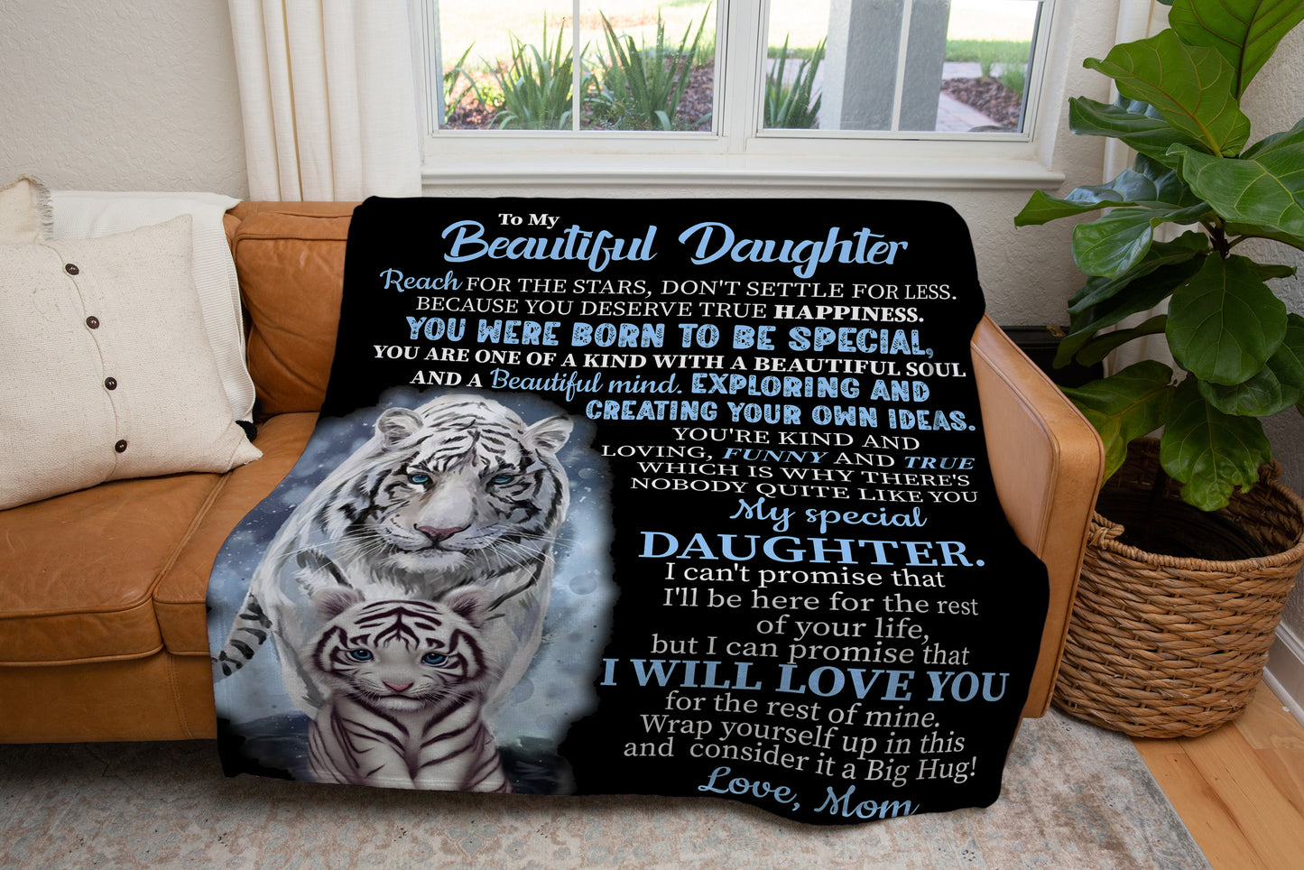 To My Daughter Blanket