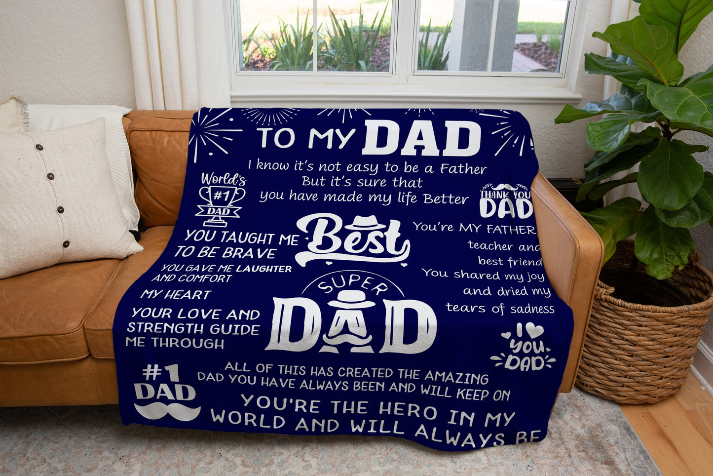 SUPER DAD BLANKET