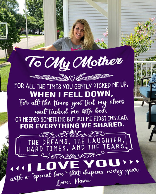 To My Mother | Dreams, Laughter & Tears | Cozy Blanket