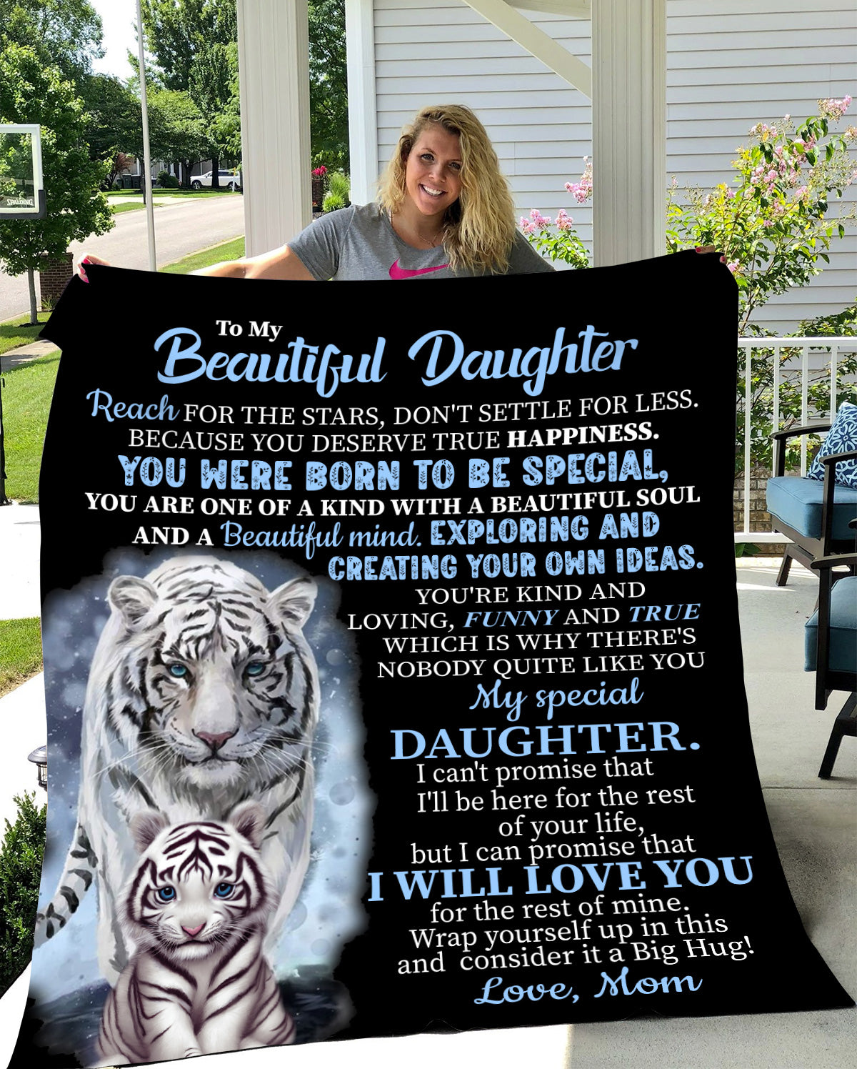 To My Daughter Blanket