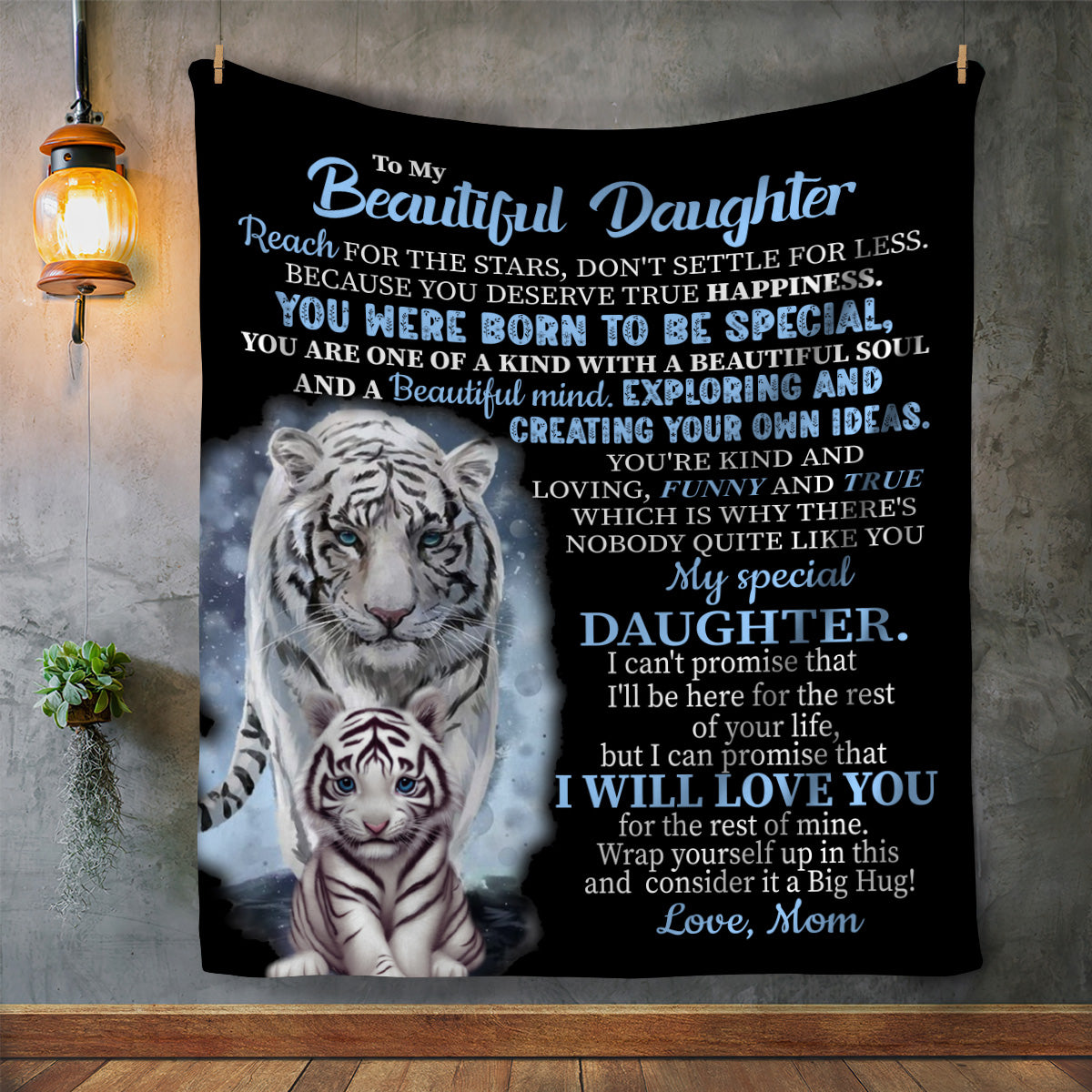 To My Daughter Blanket