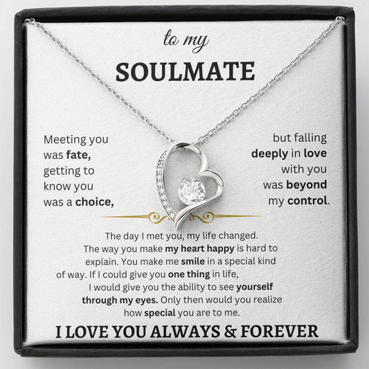 To My Soulmate Necklace – A Love That Lasts Forever